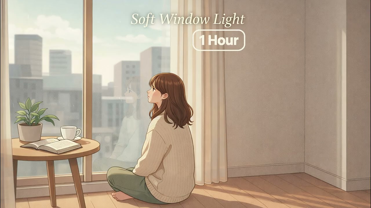 🪟 1 Hour Soft Window Light — Lo-fi for Slow Mornings【ZynthTone】