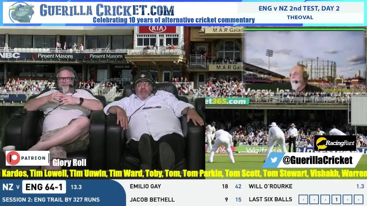 LIVE: England vs New Zealand 2nd Test Day 2 | Alternative Cricket Commentary | The Oval