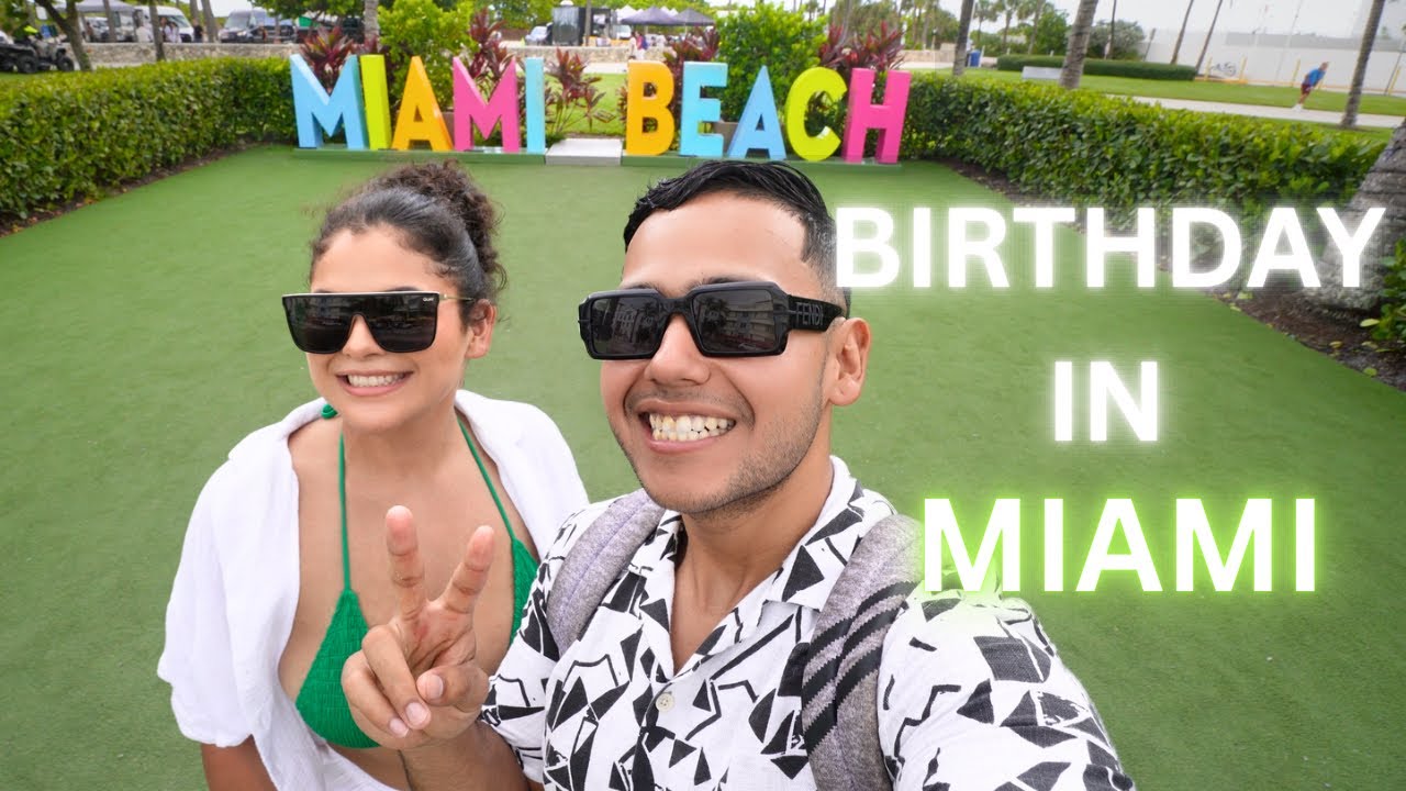 Beach Day In Miami for My BIRTHDAY! 