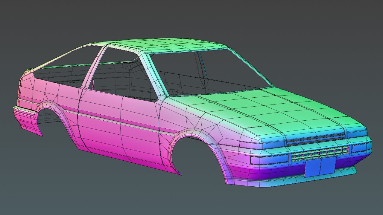 Modeling Cars Realistically at Low Polycounts | Blender 3D