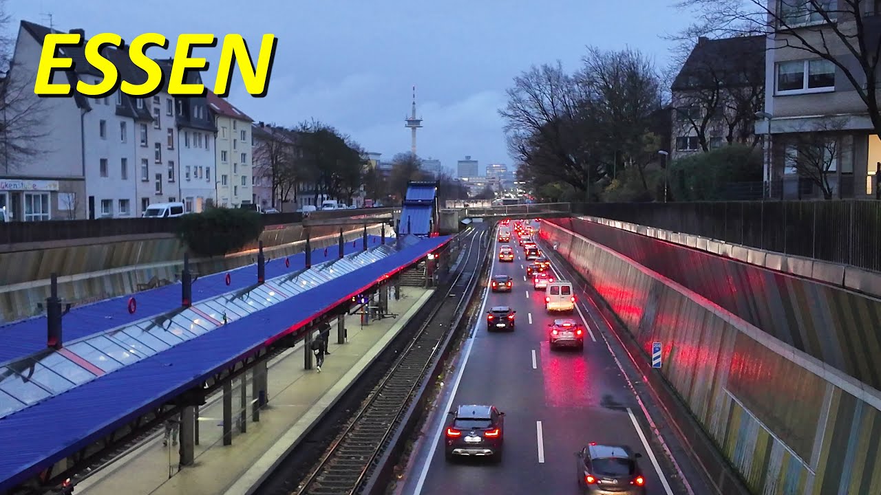 Stadt Essen walking 4K | Von Frohnhausen nach Holsterhausen 2024