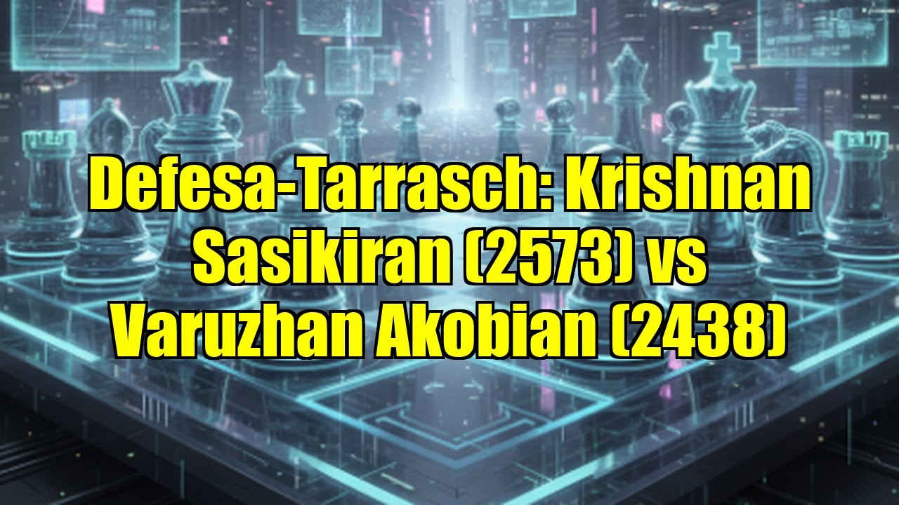 Defesa-Tarrasch: Krishnan Sasikiran (2573) vs Varuzhan Akobian (2438)
