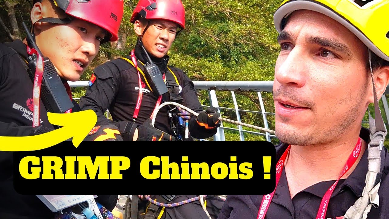 Les Pompiers Chinois Défient Les Pompiers Français (Et Belges) (GrimpDay Asia 2019)