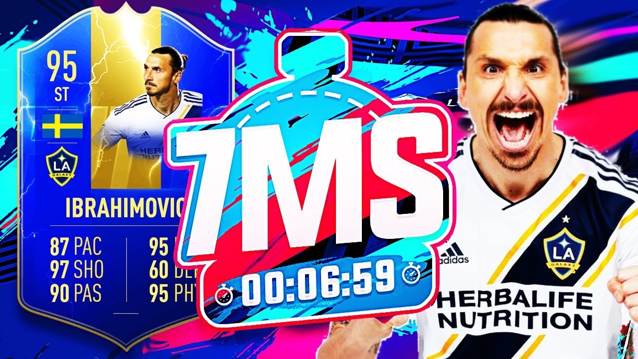 95 RATED TOTS IBRAHIMOVIC!! 7 MINUTE SQUAD BUILDER!! - FIFA 19 ULTIMATE TEAM