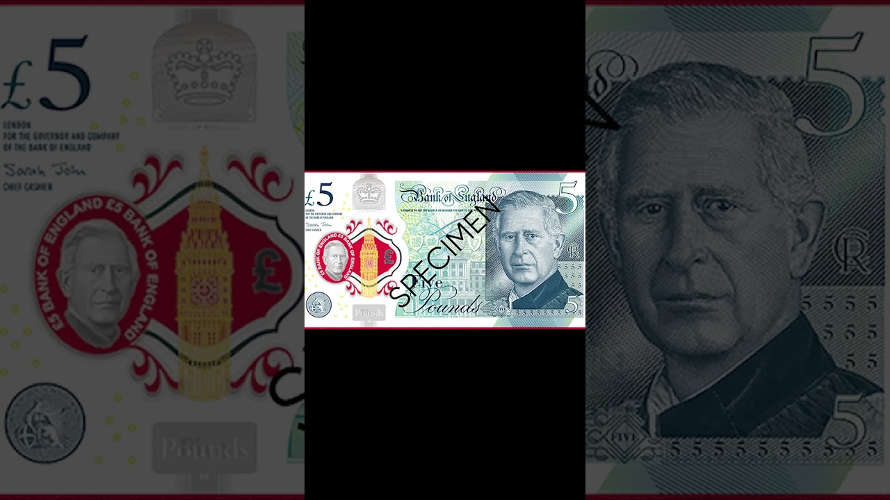 King Charles III fourth polymer bank note! #shorts #jbcoinsinc