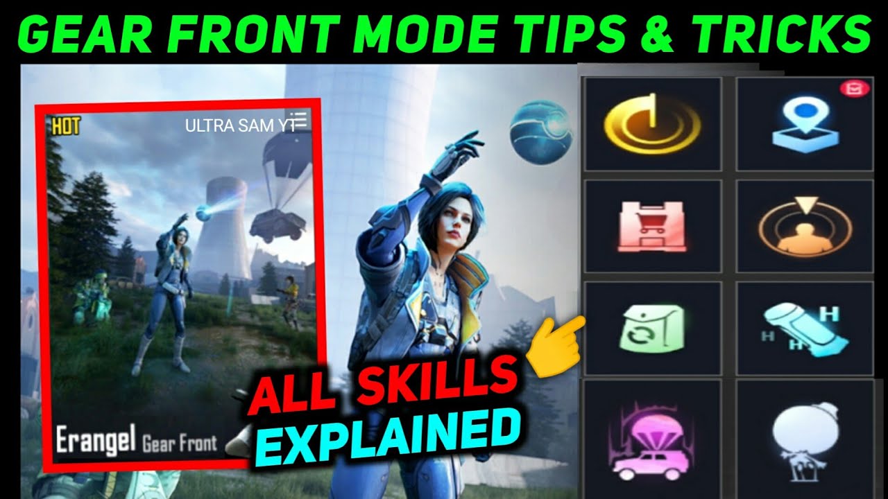 GEAR FRONT MODE ALL SKILLS EXPLAINED 🔥 GEAR FRONT MISSION PUBG 🔥 PUBG GEAR FRONT TIPS AND TRICKS