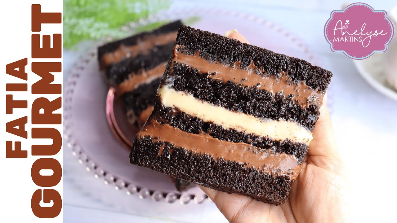 FATIA GOURMET DE NINHO COM BRIGADEIRO | Para LUCRAR muito! Os clientes enlouquecem com esse bolo!