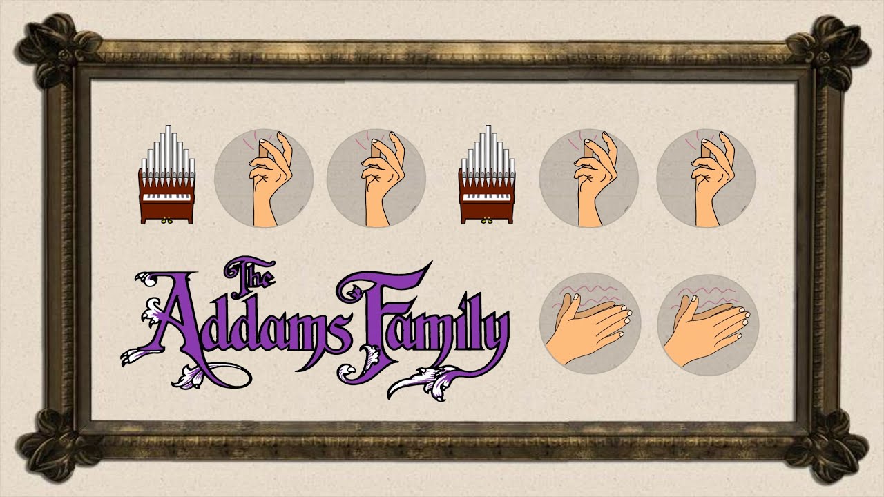 Addams Family Easy Body Percussion | Halloween Rhythm Play Along