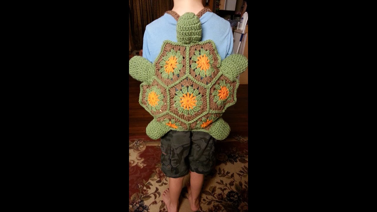 How to Crochet a Backpack - Turtle Backpack