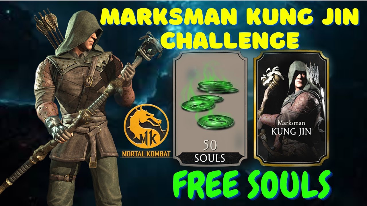 Mk мобильный стрелок Кунг Джин вызов |  Получите бесплатные души в Mortal kombat mobile