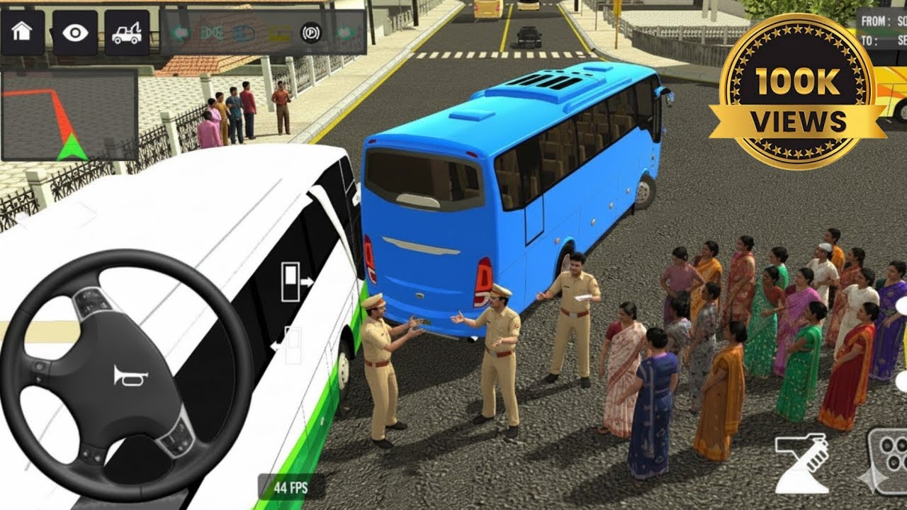 Indonesia Bus simulator Android gameplay🚌 | 2024 Indonesia bus simulator🥶