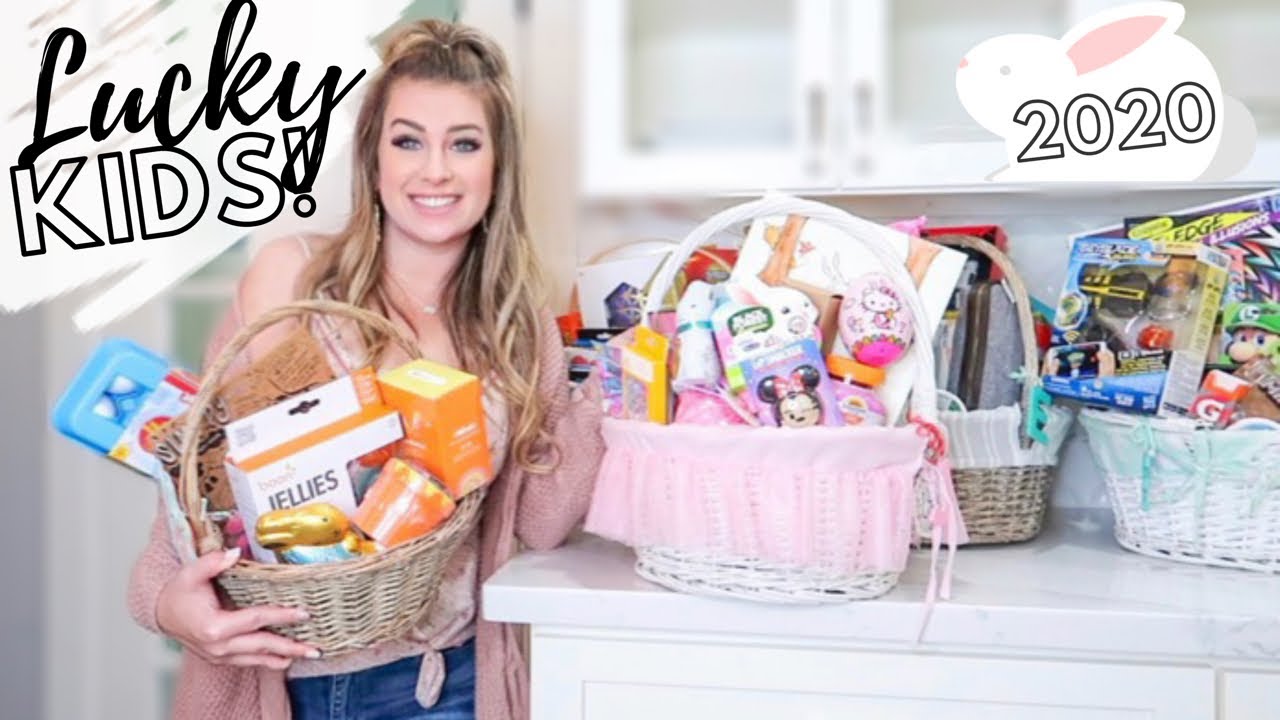 WHAT'S IN MY KIDS' EASTER BASKETS 2020 ✝️🐣 DIY BASKETS FOR PRETEENS, TODDLERS, & BABY’S 1ST EASTER!