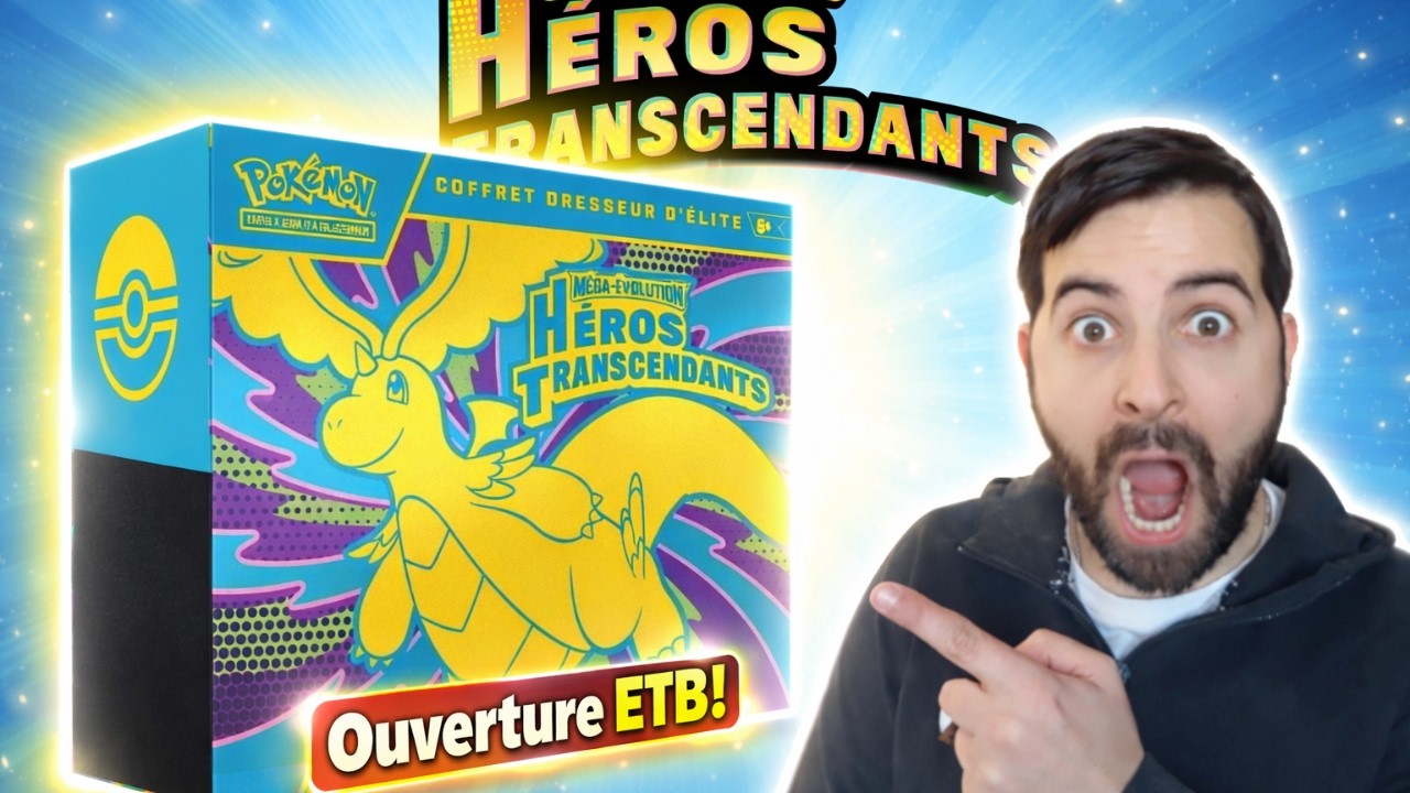 Ouverture ETB Pokémon Héros Transcendants  + Giveaway ! 🎁🔥