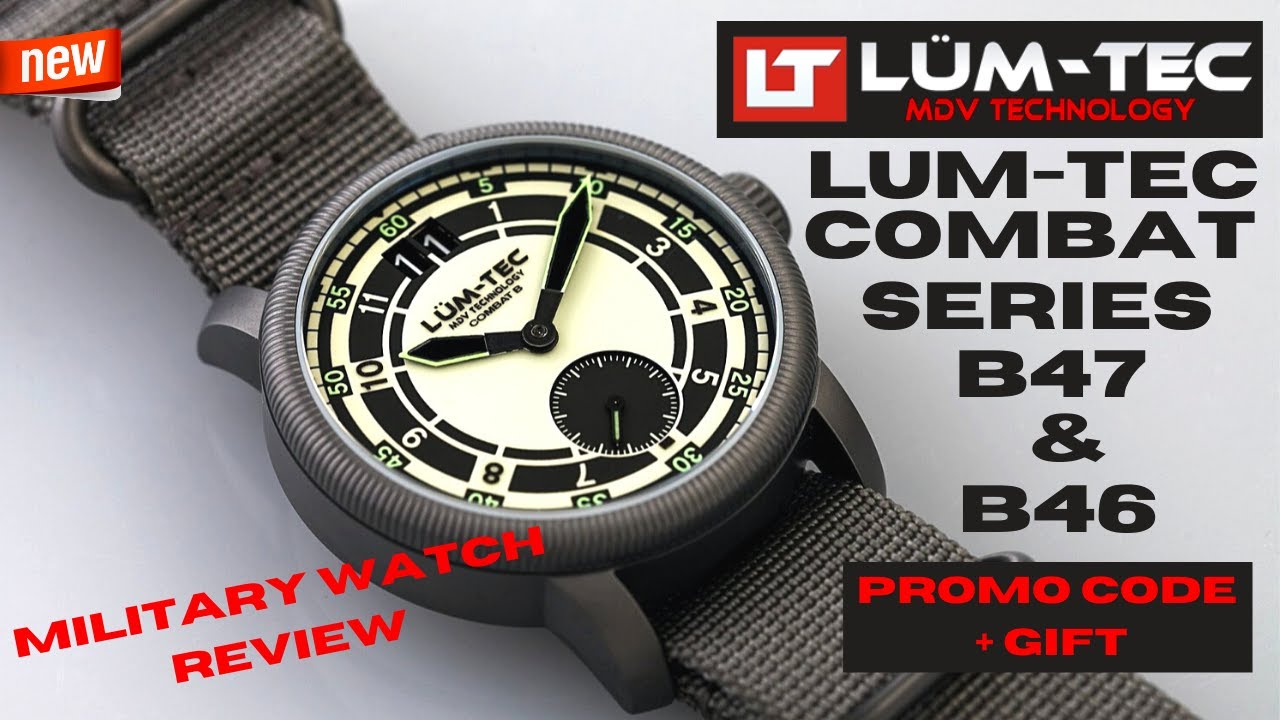 Lum-Tec Combat B47 Military Watch Review (Promo Code + Gift)