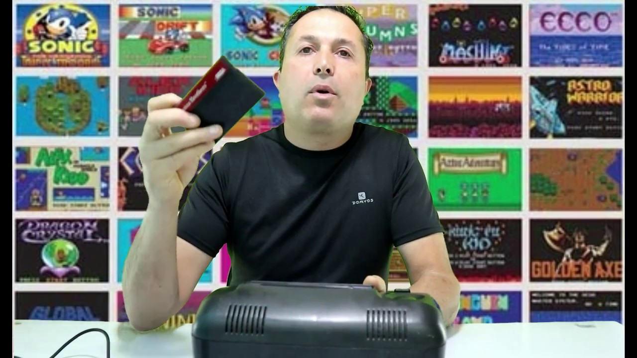 VOLTEI A LIGAR  A SEGA MASTER SYSTEM II           I TURNED ON SEGA MASTER SYSTEM II