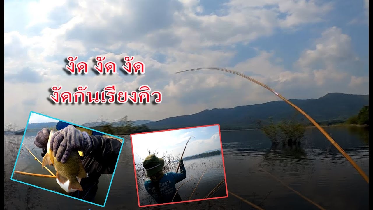 #ตกเบ็ดคันไม้ไผ่ ep.10 ไม่ลงน้ำไม่ได้ปลา ทุกอย่างต้องลงทุน กับเขื่อนแม่ประจันต์