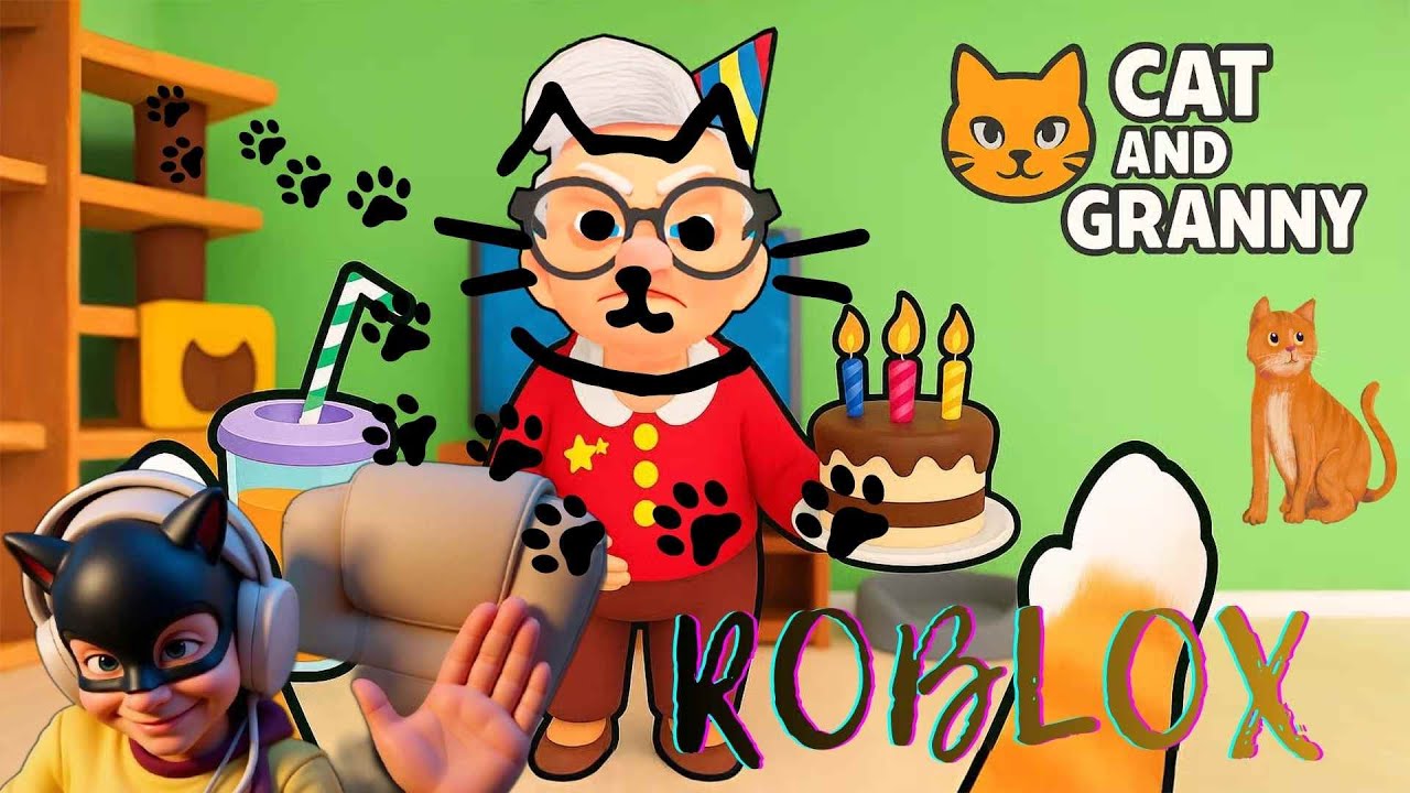 НЕВЕРОЯТНО! КОТЫ УСТРОИЛИ АД БАБУШКЕ В РОБЛОКС! 😱🐾 Алиса в шоке!