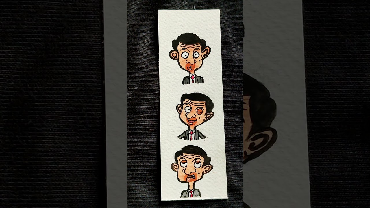 easy bookmark watercolor 