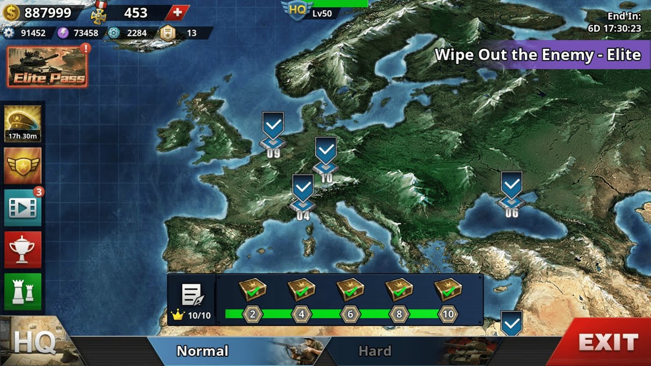Wipe Out the Enemy Elite (Normal) - World Conqueror 4