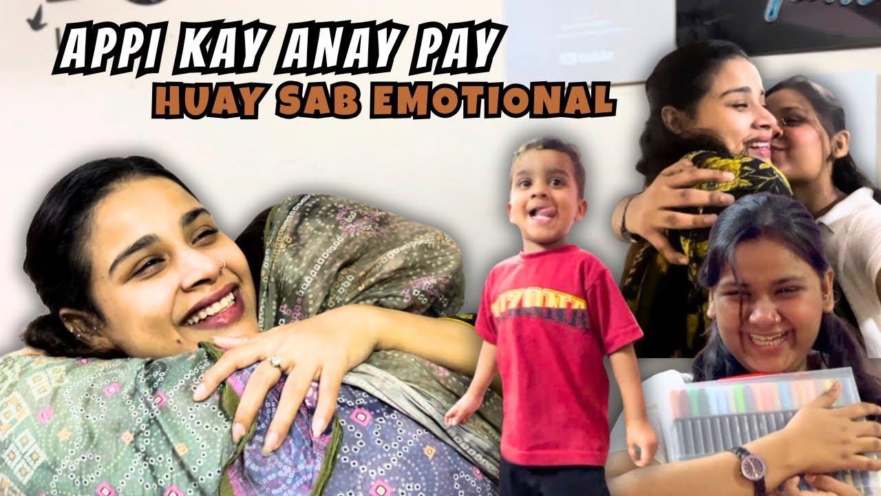 APPI KAY ANAY PAY HUAY SAB EMOTIONAL 🥺 AYYAT RONA LAGI AUR BACHAYY KHUSH HOGAYE😍😍
