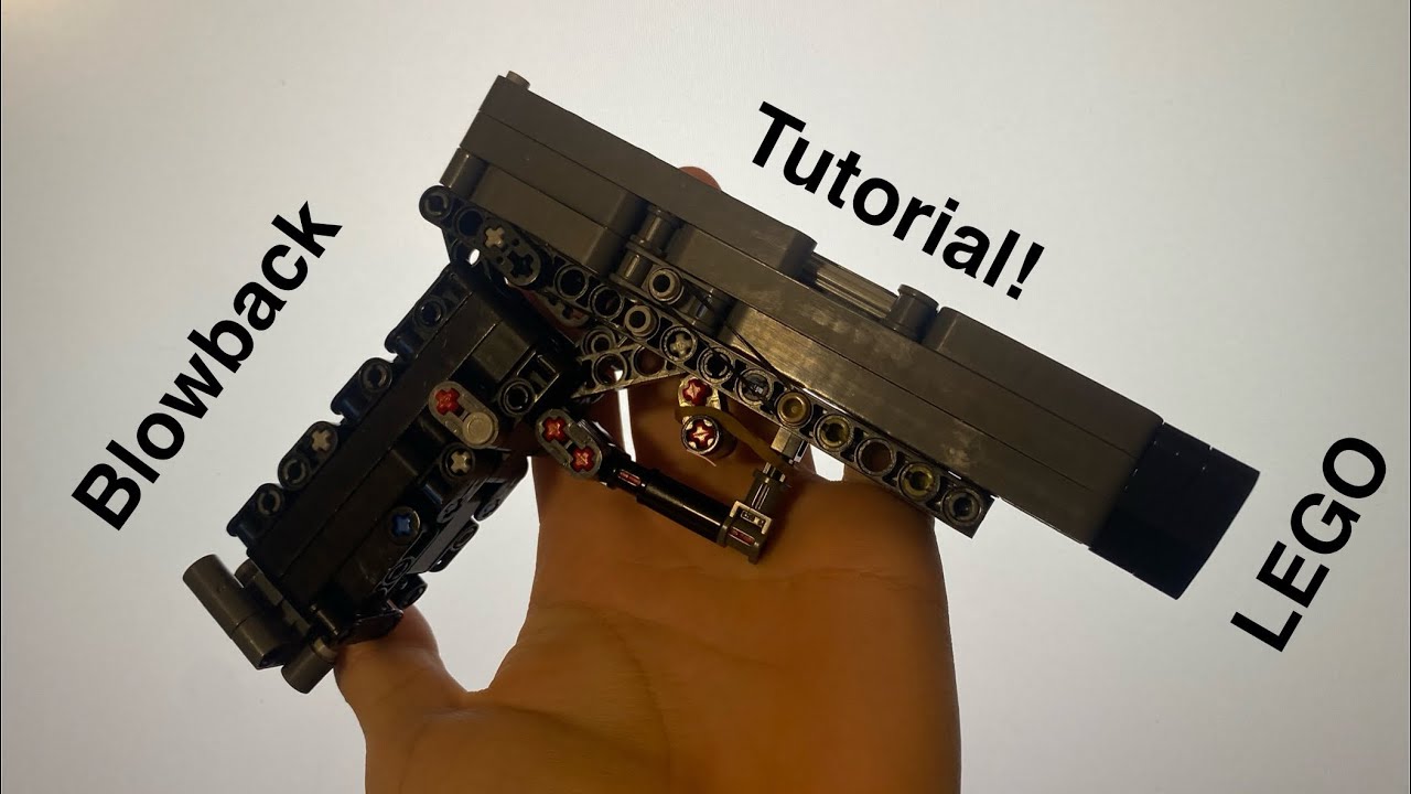 Most asked tutorial, LEGO Blowback glock replica LEGO pistol