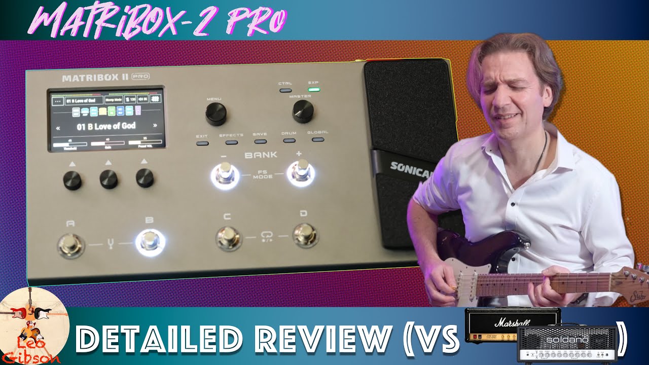 Matribox 2 PRO: Demo and Review (vs Real Soldano SLO 100 and Marshall JCM 800)