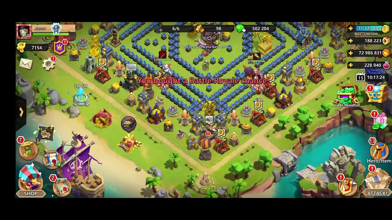 Clash of lords 2 battle royale 