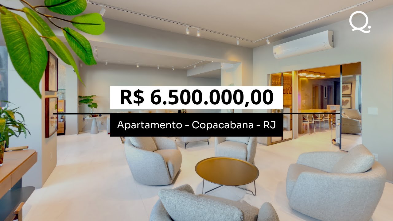 Apartamento de frente para à praia | 250 m² | QUITERIA IMÓVEIS BOUTIQUE | COPACABANA | RJ
