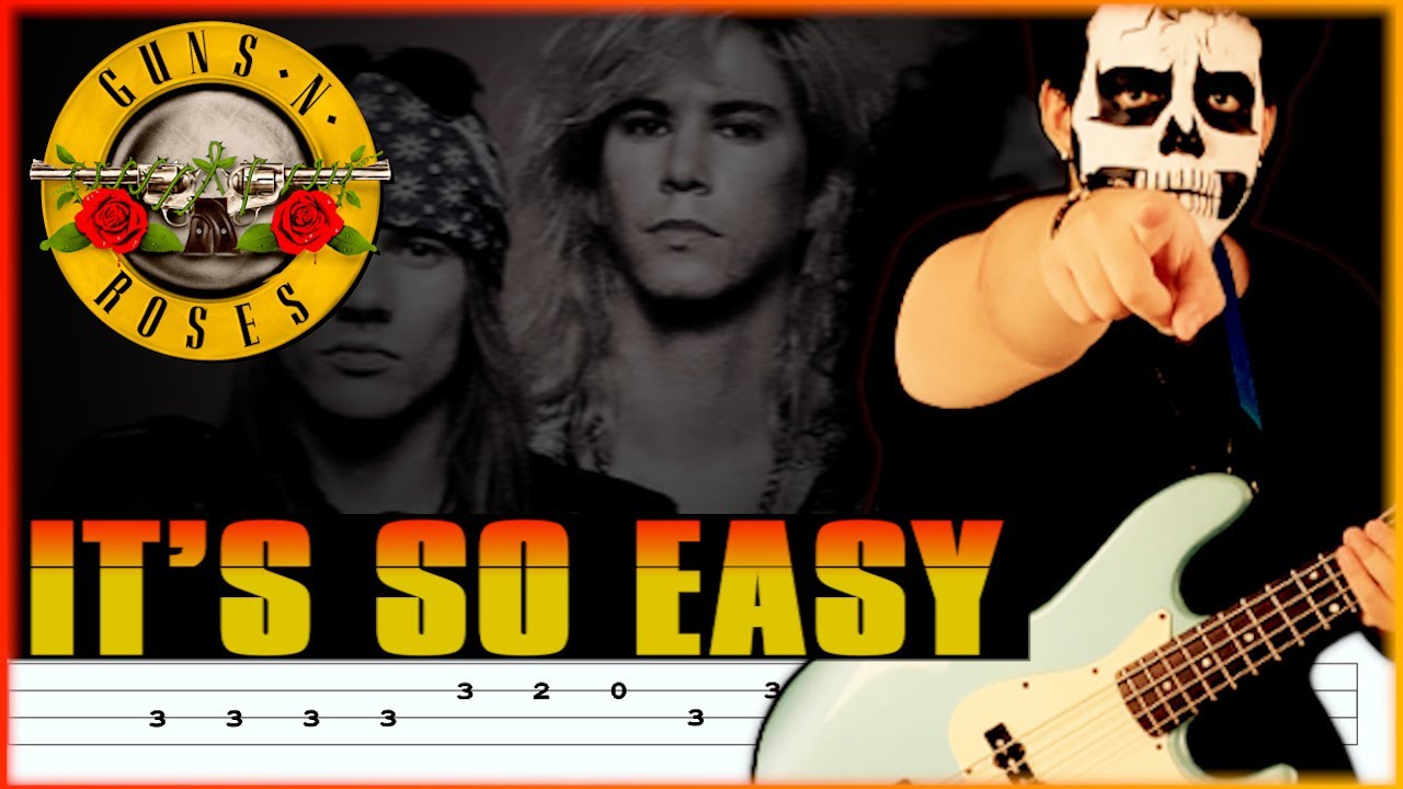 It's So Easy - Guns N' Roses | Bass Cover (+ Tab) | Dotti Brothers #basscover #bassplayer #bassist
