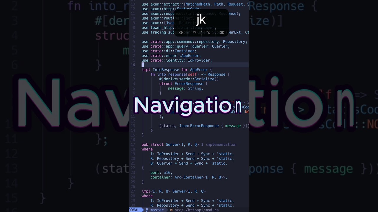 Mastering Vim: Speed Through Code with * Navigation! #neovim #code #programming #shorts