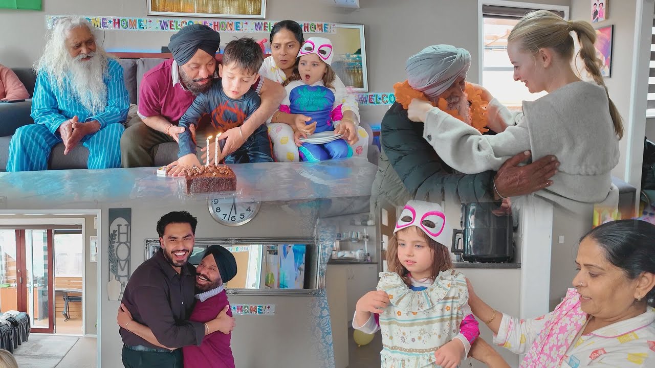 Noah & Hazel Are So EXCITED FOR INDIA FAMILY!! *Welcome Cake Celebration*