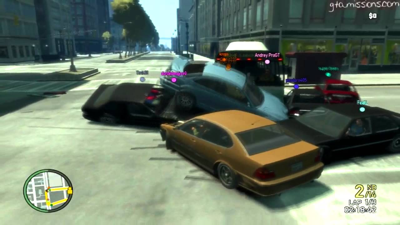 GTA IV - PC - Online Multiplayer - Bike Race/DD/BUSTED!/Gauntlet - 02/11/12