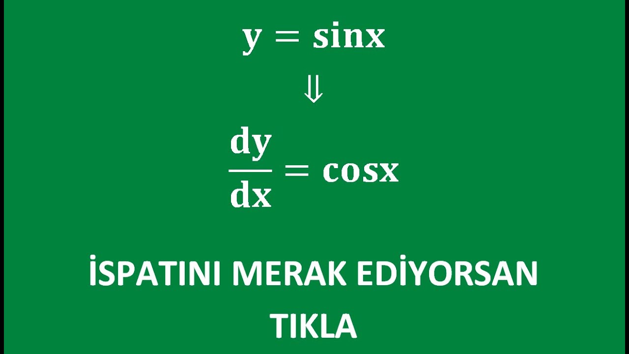 TEMEL FONKSİYONLARIN TÜREVİ-2
