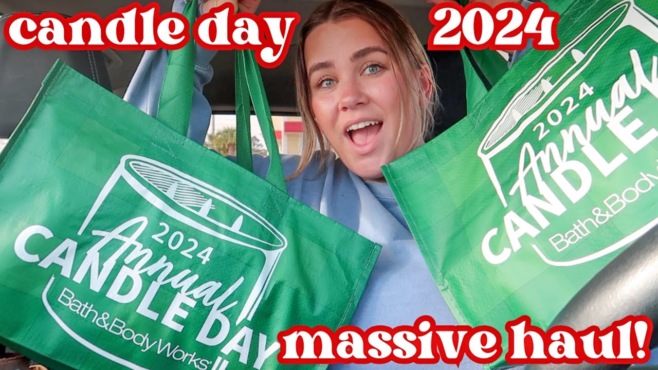 VLOGMAS DAY 6: bath & body works *candle day* + HUGE haul ❤️ 2024