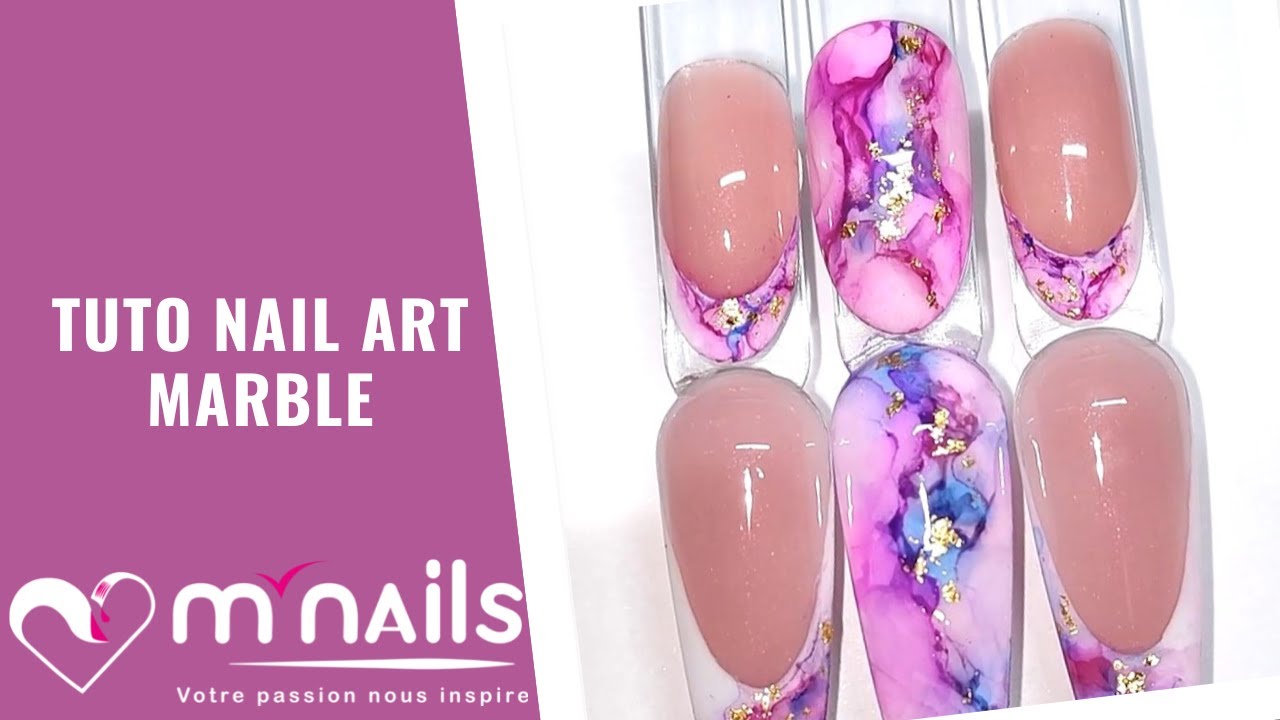 Tuto Marble Nails - Nail Art - M'Nails
