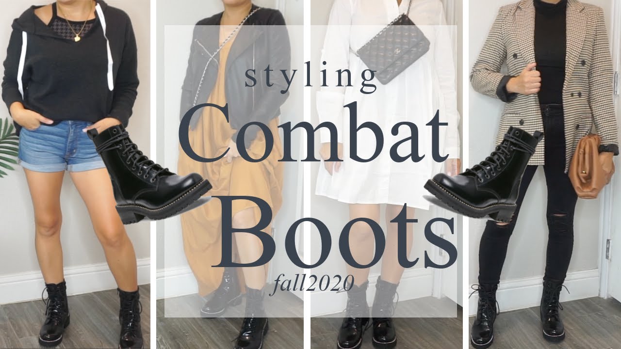 STYLING COMBAT BOOTS | FALL LOOKS | HOW TO WEAR COMBAT BOOTS