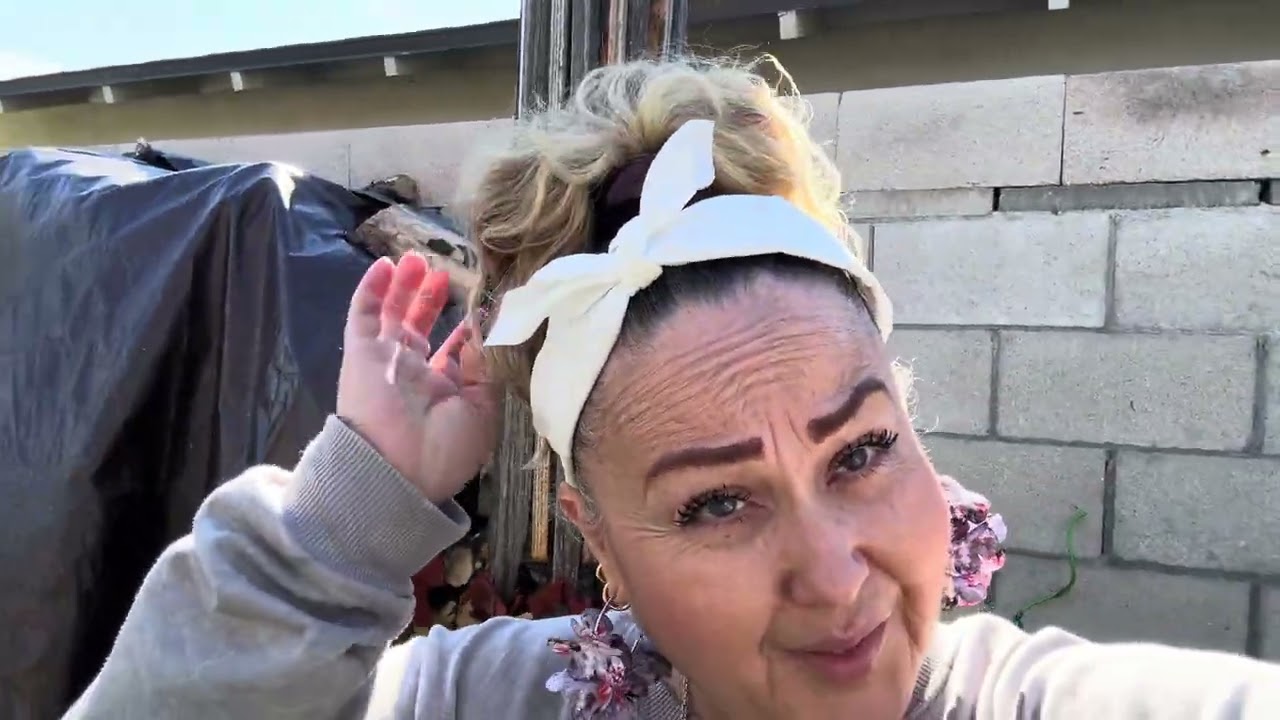 Haciendo un jugo de verduras 