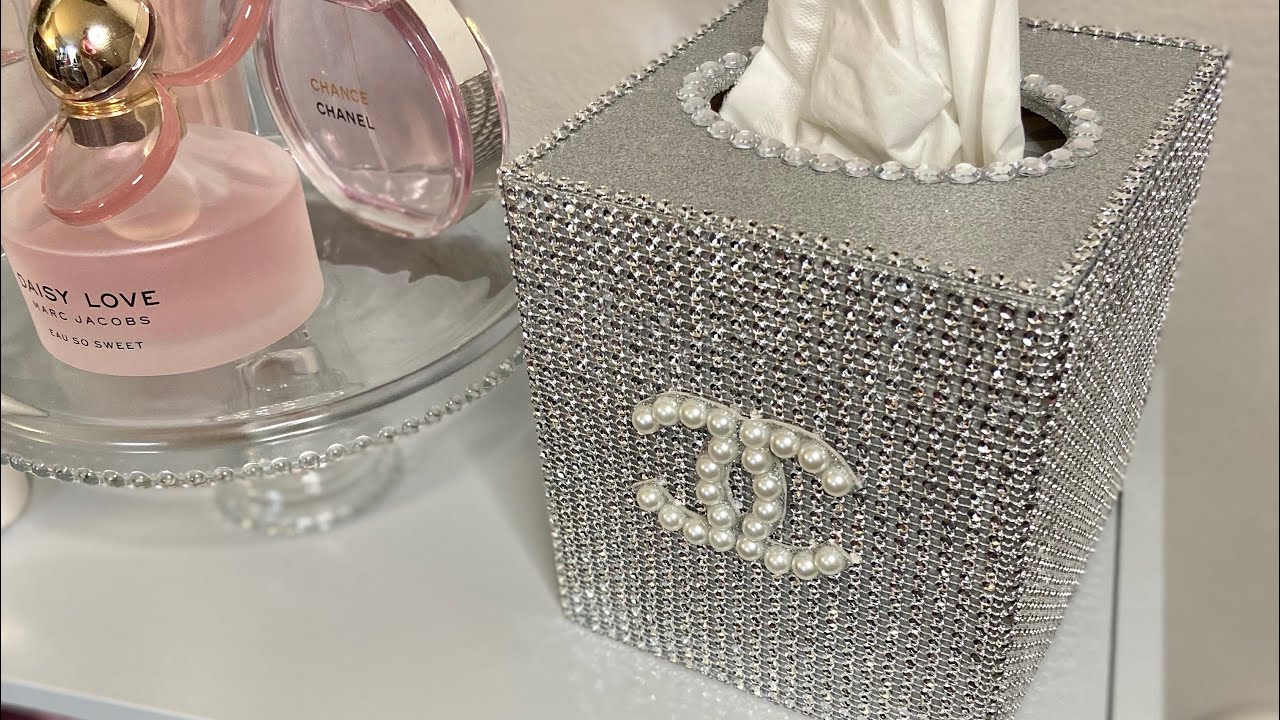DIY Bling Tissue Box | Easy Home Decor