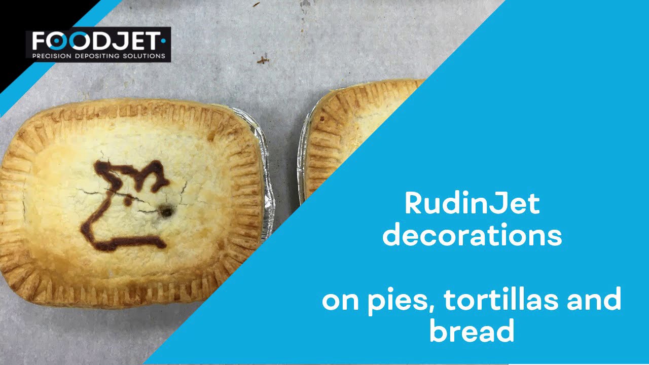 Decorate Tortillas And Other Bread Products With RudinJet Paste | FoodJet Bakery Depositor Machine