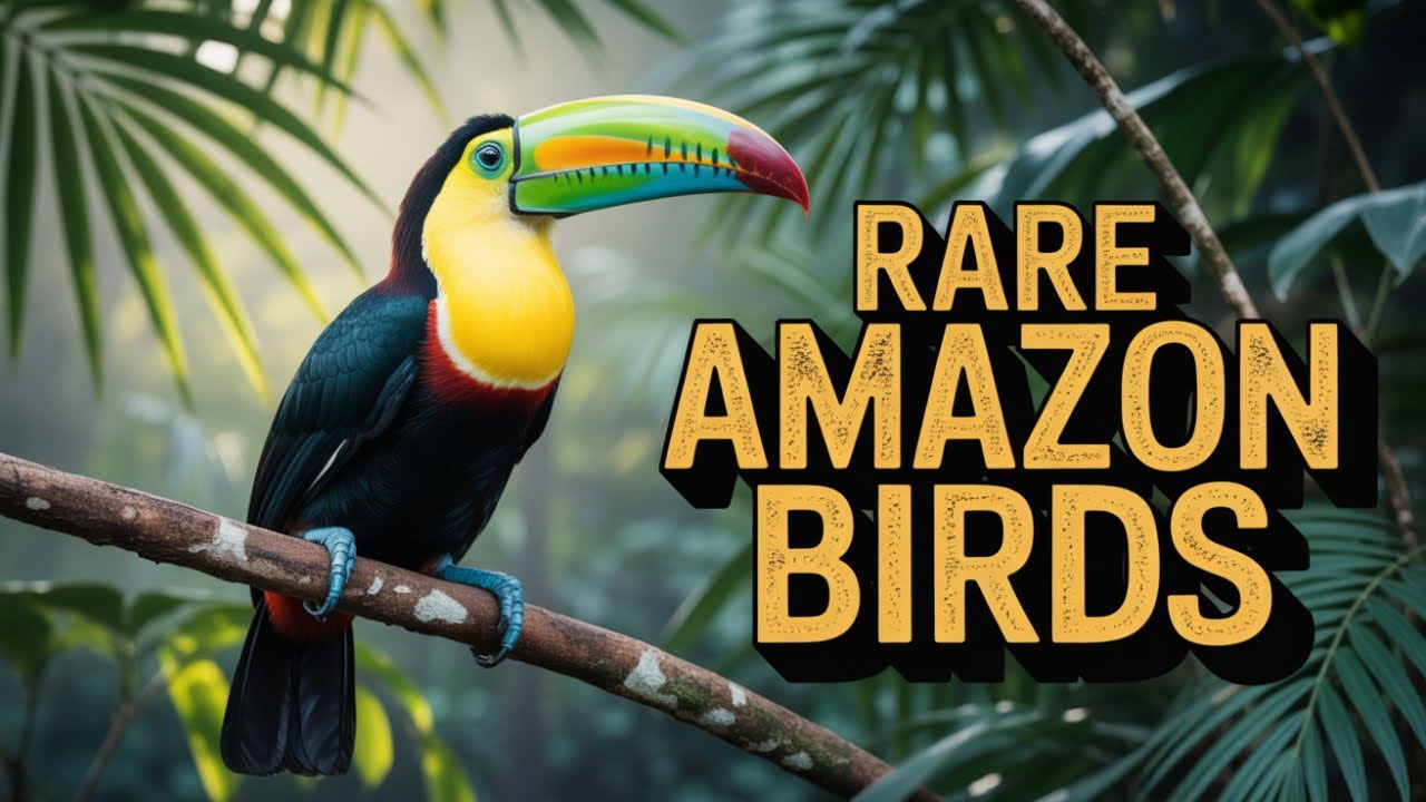 Amazon Rainforest in 4K – Exotic Birds, Snakes & Rare Monkeys | Wild Nature