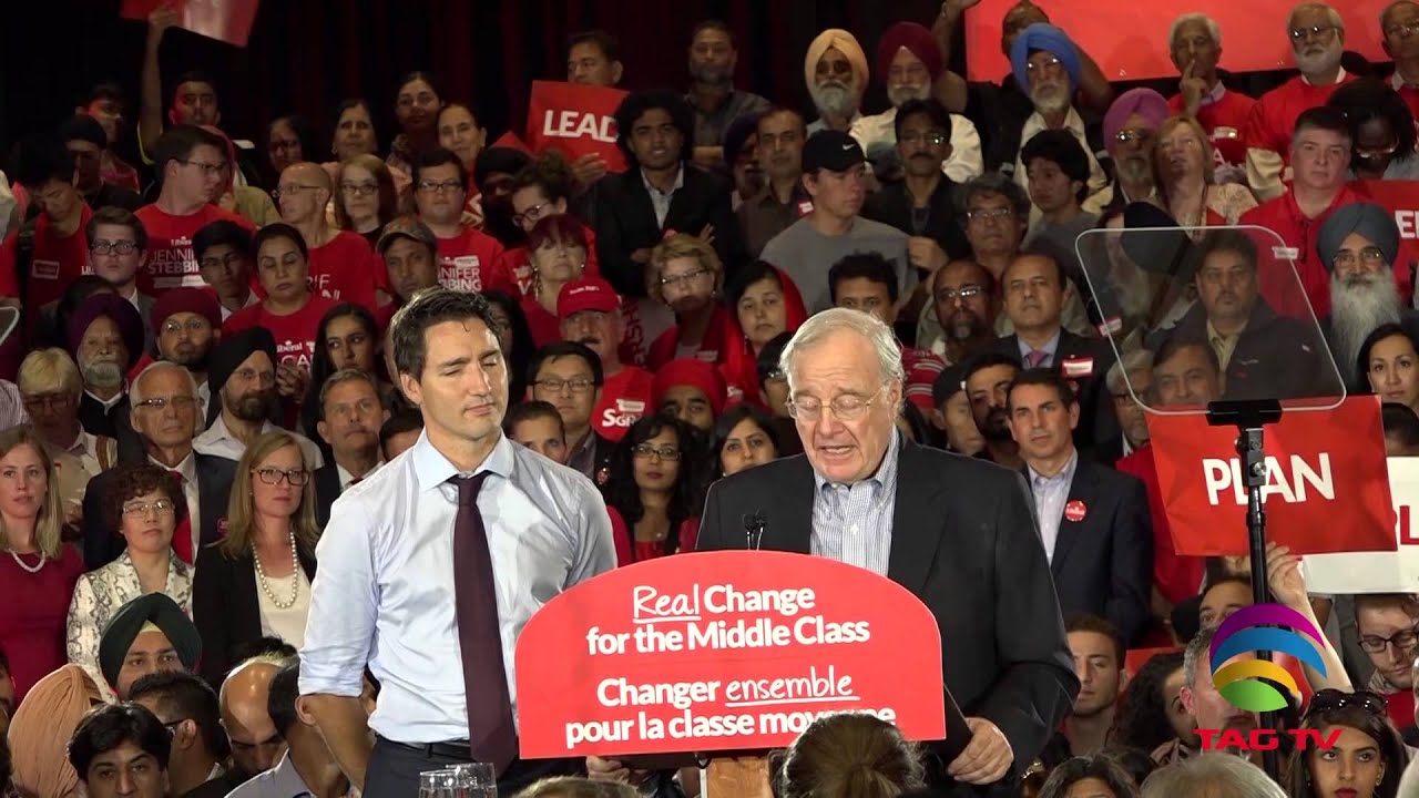Justin Trudeau Speech in Liberal Rally Brampton @TAG TV