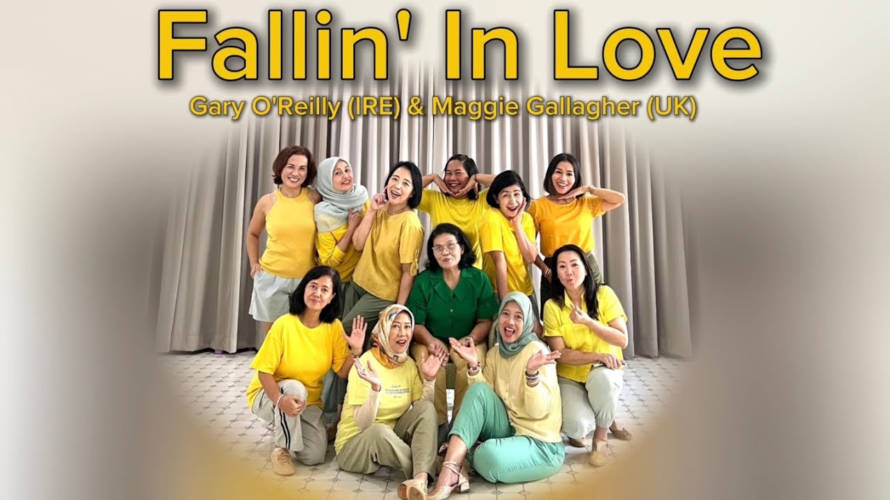 FALLIN' IN LOVE - Line Dance ( Gary O'Reilly (IRE) & Maggie Gallagher (UK) )