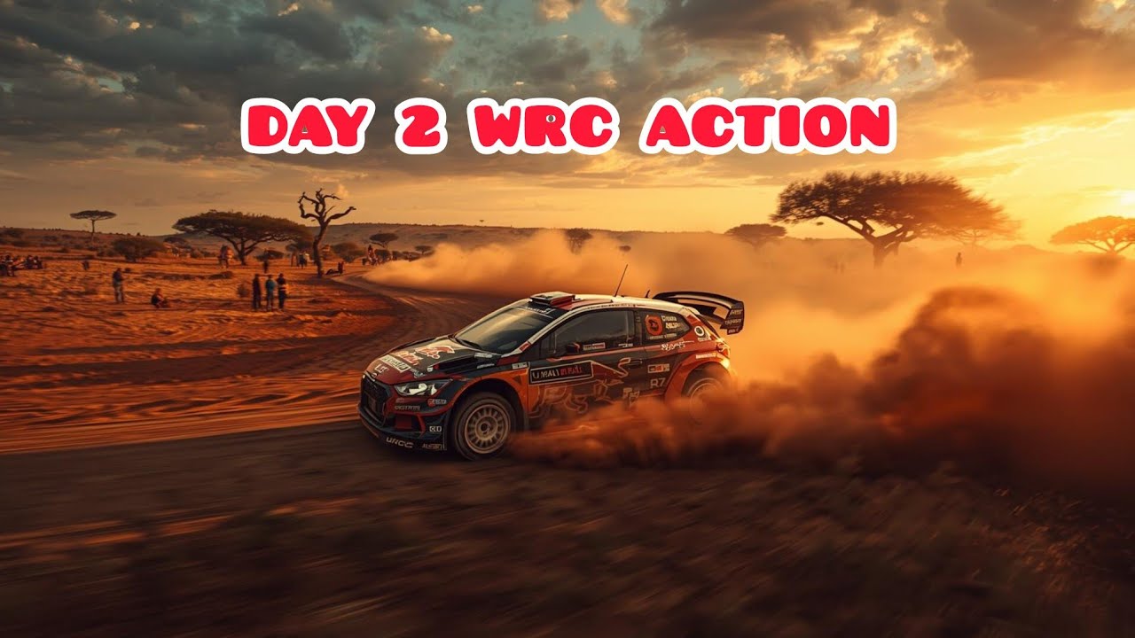 Основные моменты 2-го дня ралли WRC Safari Kenya 2026 🔥 Раллийные автомобили проносятся по пыльно...
