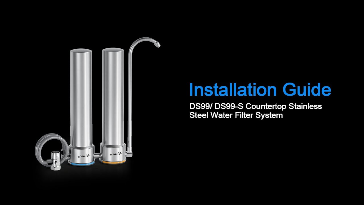 Frizzlife DS99 Countertop Stainless Steel Water Filter System - Install Guide