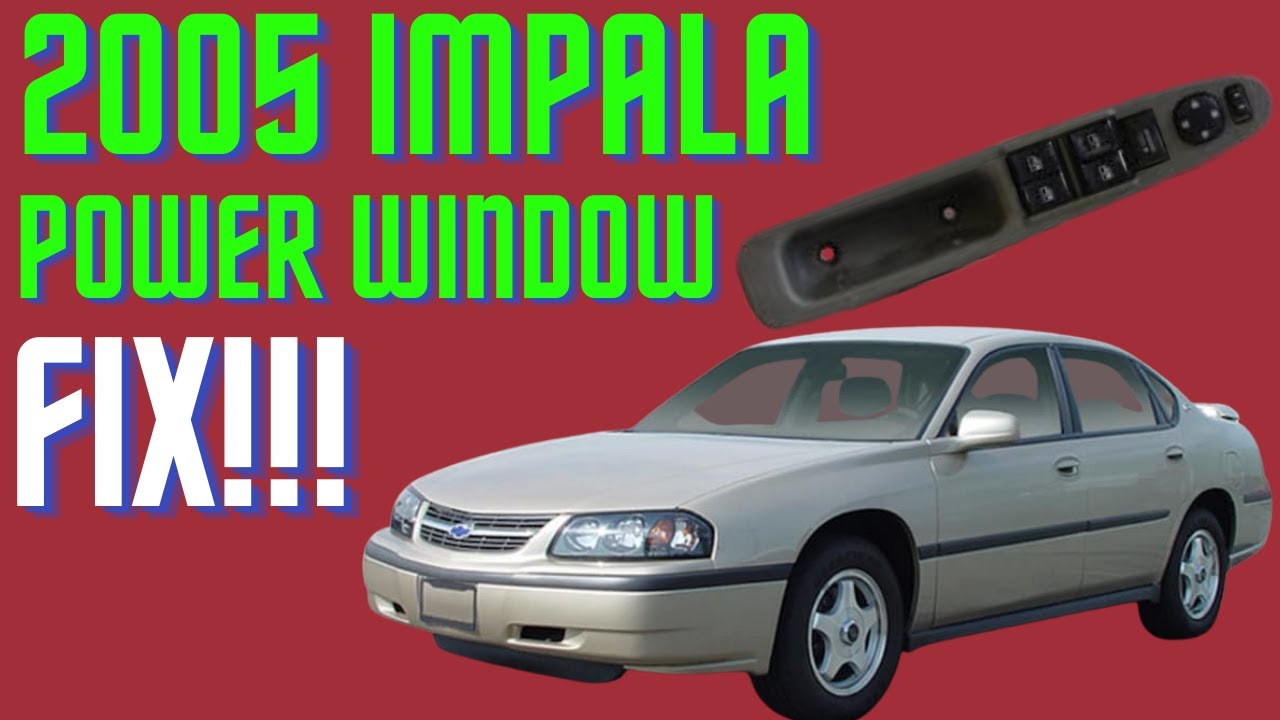 простой ремонт электрических стеклоподъемников на Chevrolet Impala 2005 года
