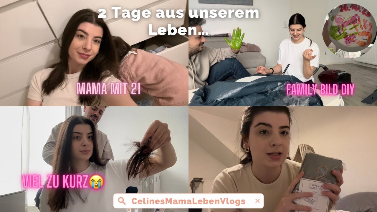Mein Freund schneidet meine Haare😭| Alltag mit Baby und Uni✨|CelinesMamaLebenVlogs