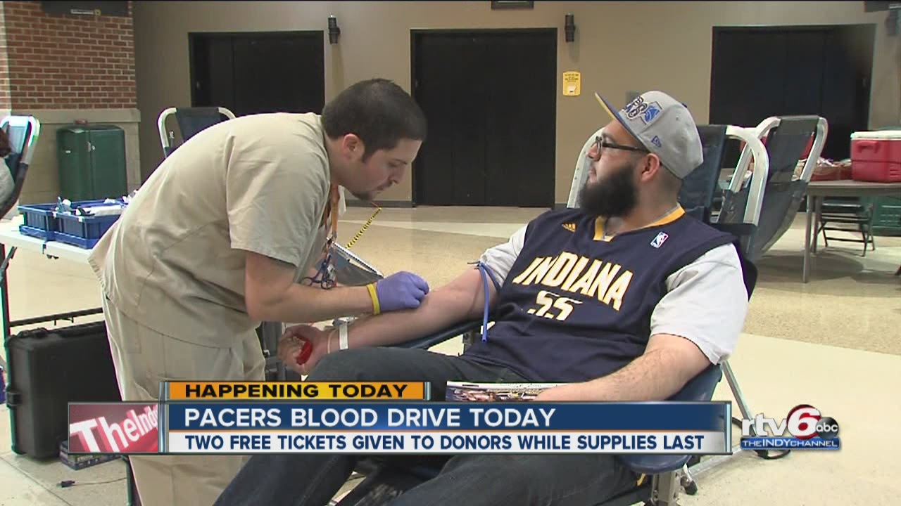 Pacers host blood drive at Bankers Life Fieldhouse