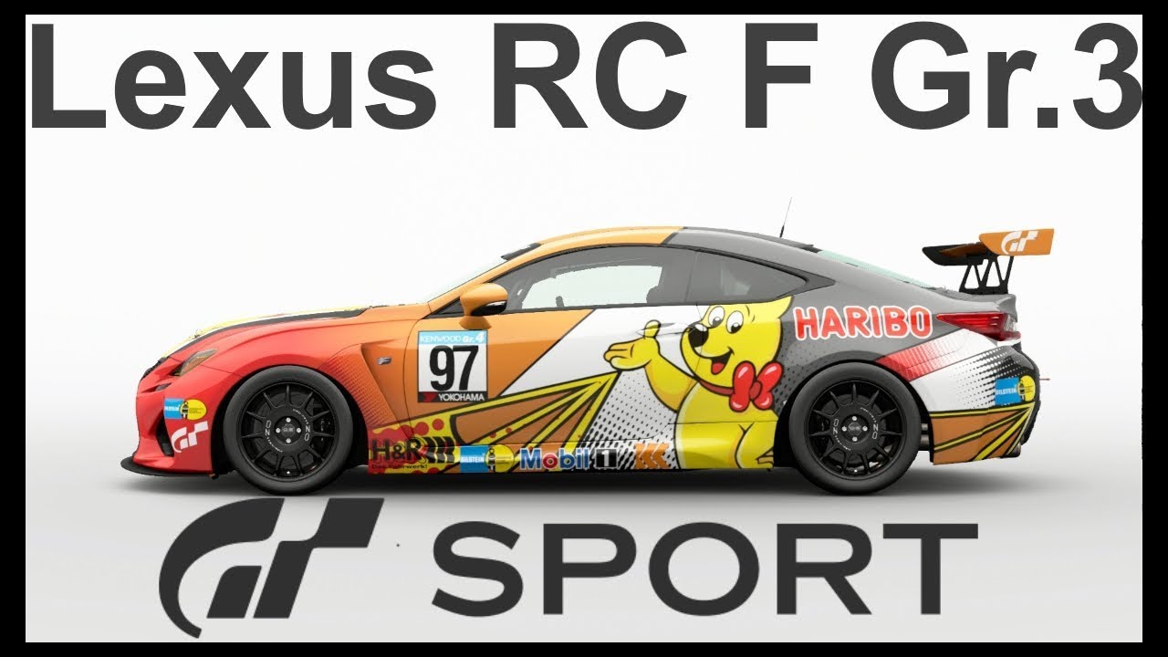 [GT-SPORT] Lexus RC F Gr.3 | Livery Editor #11