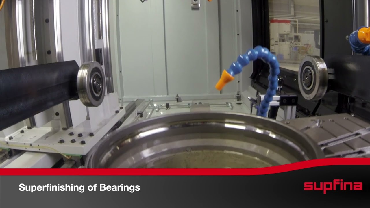 Supfina Superfinishing of Bearings and Bearing Rollers