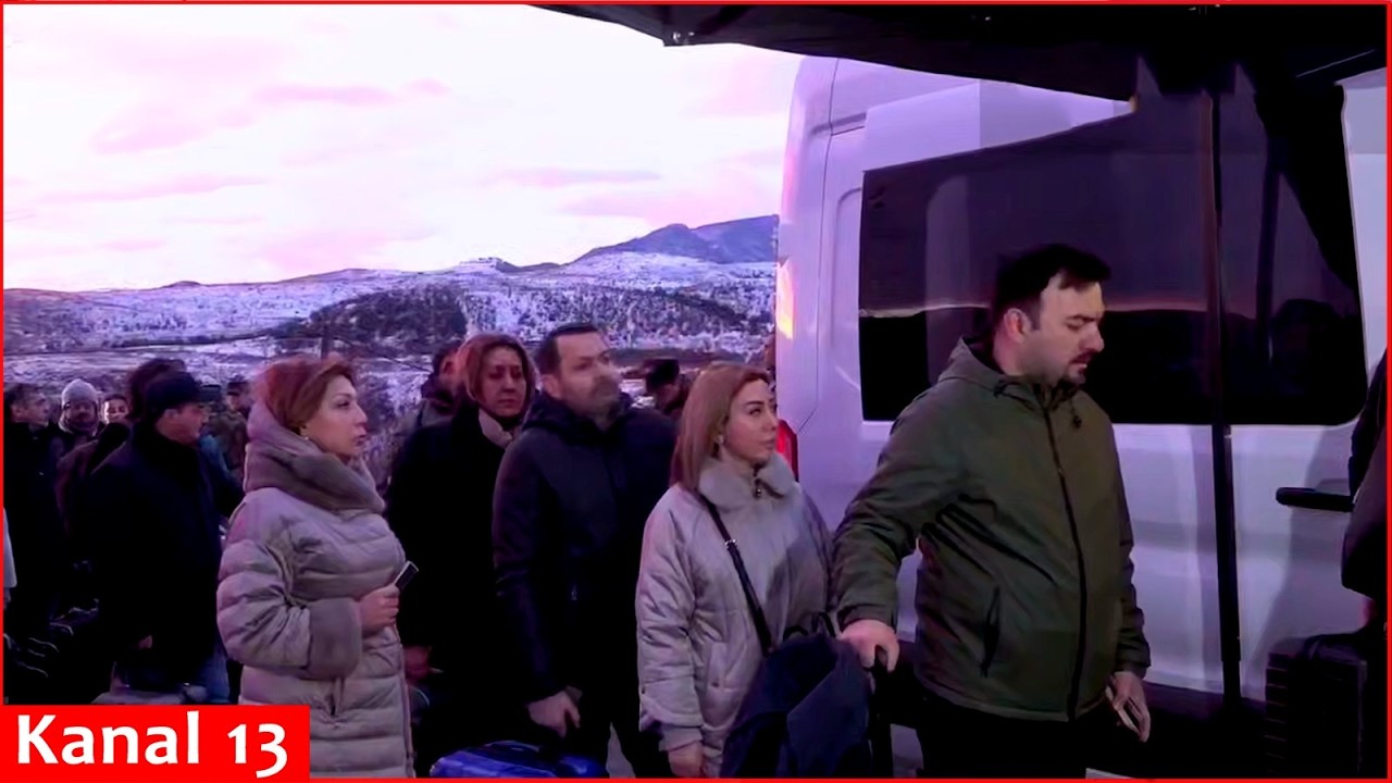 Azərbaycan nümayəndə heyəti quru yolla Ermənistana BELƏ KEÇDİ- VİDEO